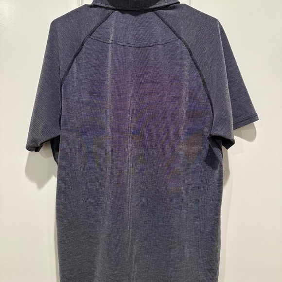 Rhone Delta Pique Polo Purple Large Golf - Picture 2 of 5